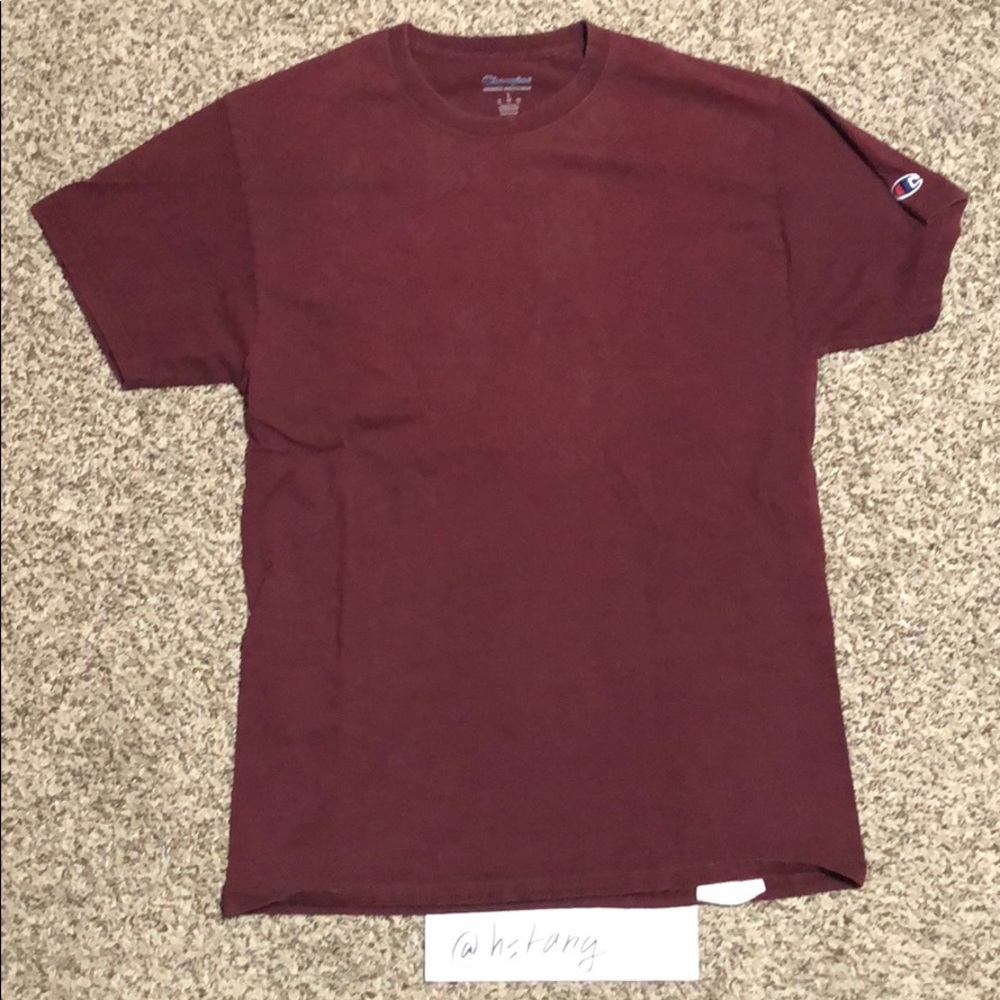 Champion logoless/tagless tee